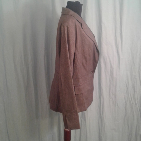 NY&Co 12 Jacket Blazer NWT Brown Lined NEW York & Co - Picture 6 of 8
